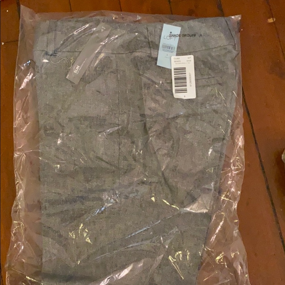 Petite Speckled Slim Pencil Pants - Picture 2 of 2